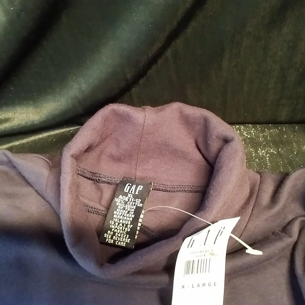 GAP TURTLENECK New w Tag NAVY XL(11-12) UNISEX